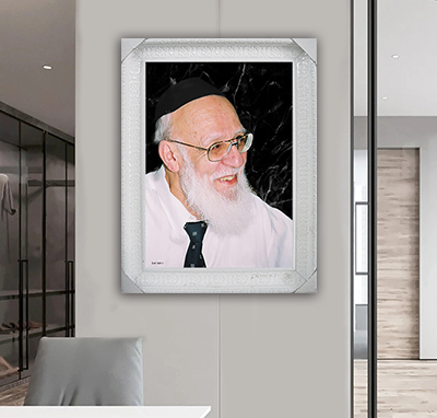 5302 - תמונה של הרב שלום כהן - חכם שלום להדפסה על קנבס או זכוכית