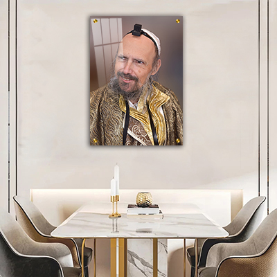 5555 - תמונה של הרב דב קוק מטבריה להדפסה על קנבס או זכוכית