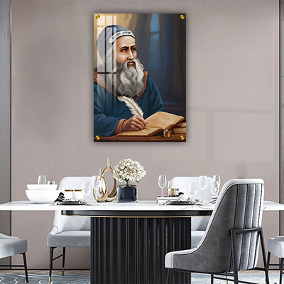 5415 - ציור של רבי שמעון בר יוחאי להדפסה על קנבס או זכוכית