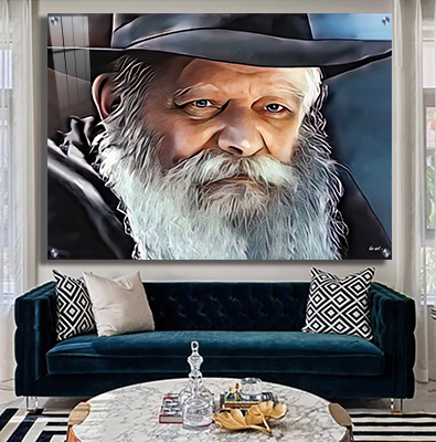 ציור מיוחד של הרבי מליובאוויטש