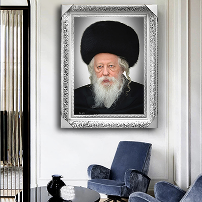 5002 - תמונה של האדמו ר מגור - יעקב אריה אלתר להדפסה על קנבס או זכוכית מחוסמת