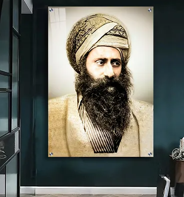 הבן איש חי | תמונה של הבן איש חי | ציור של הבן איש חי | אמרי | תמונות רבנים על זכוכית