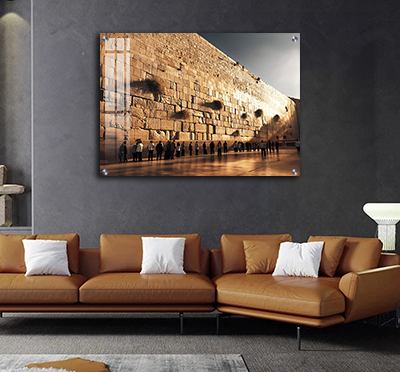 2011 - תמונה של הכותל המערבי על קנבס או זכוכית מחוסמת