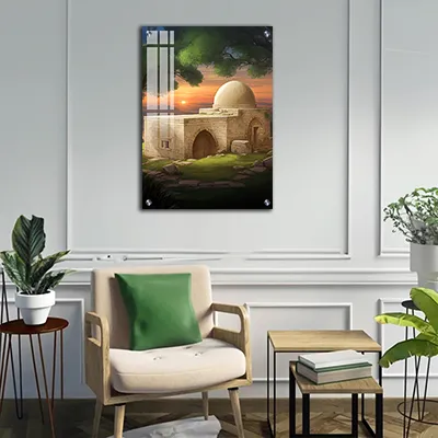 2024 - ציור מיוחד של קבר רחל להדפסה על קנבס או זכוכית מחוסמת